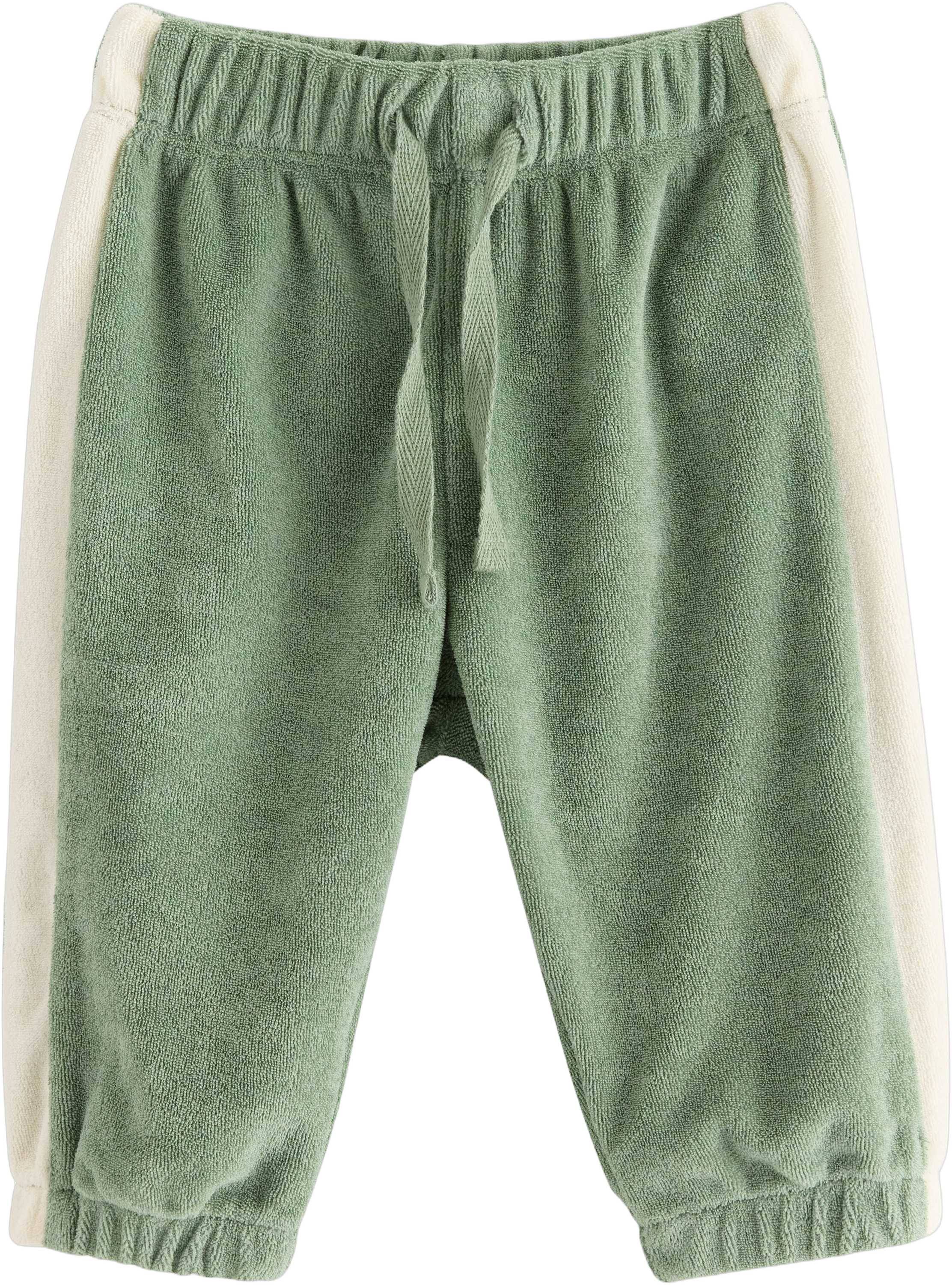 Lindex Joggebukser i Frotté med Elastisk m Str 92 - Khaki Bukser hos Magasin.