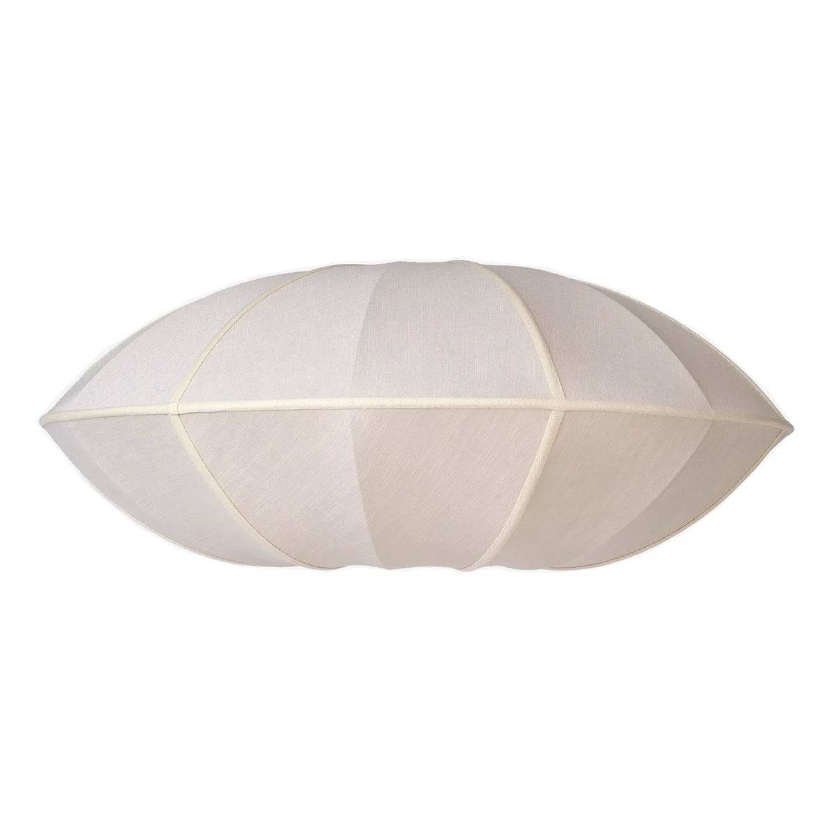 Oi Soi Oi Ufo Raw Silk lampeskærm - sand - 70x27 - inkl fatning - Sort