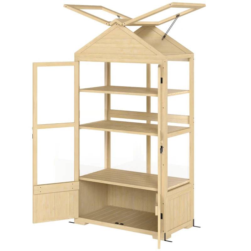 Växthus justerbar ventilation 100x56.5x178 cm