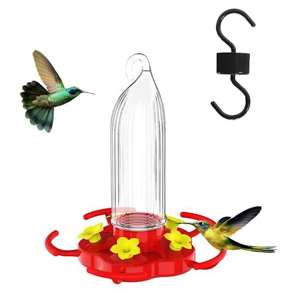 Pumpa Stil Hängande Kolibrimatare - Locka Fåglar med Klar PMMA & Myrsäker Design