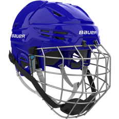 Bauer Bauer Re-akt 55 Hjälm - Combo Hockeyskydd BLU - Large