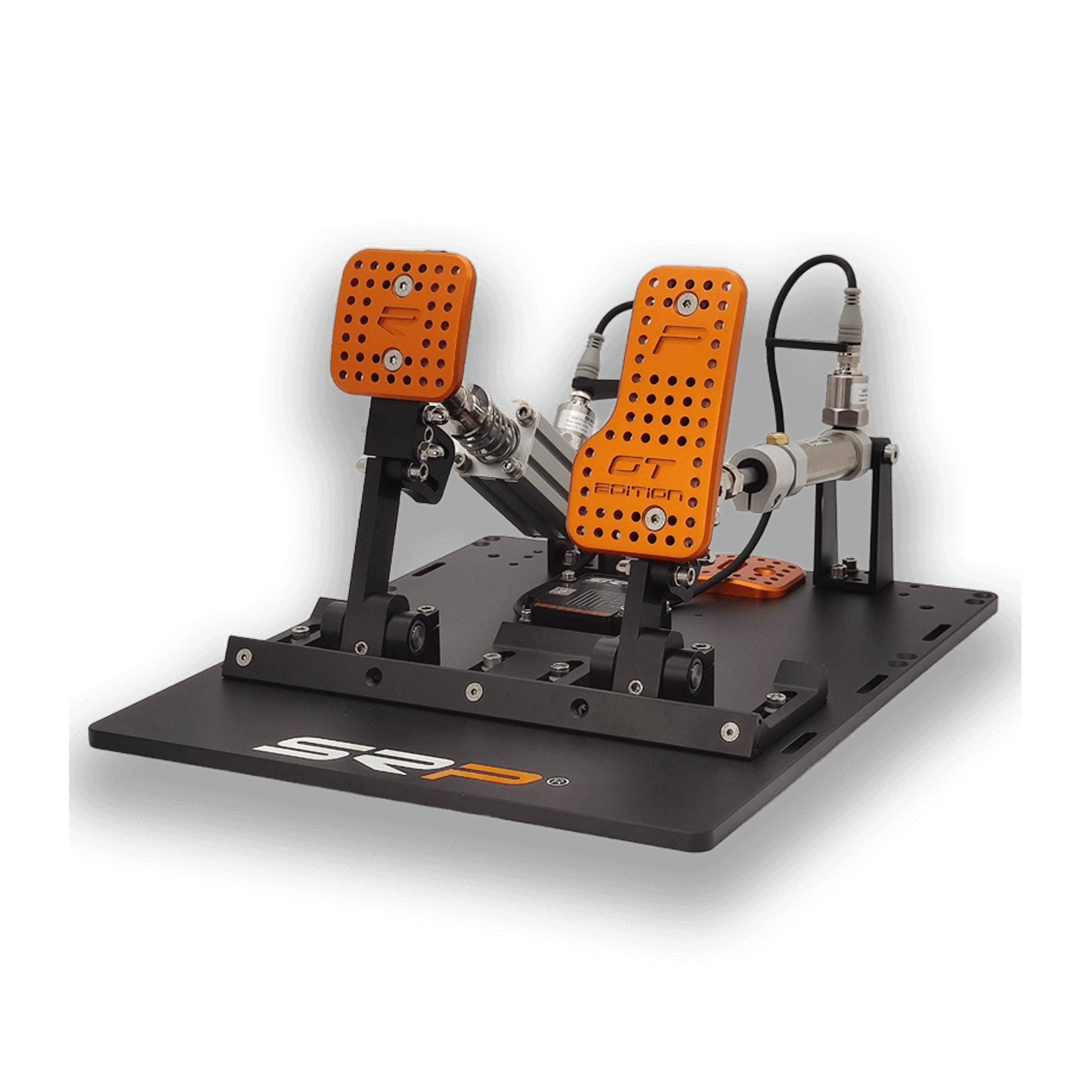 SRP GT-R 2P Pneumatic Sim Racing Pedals - Black