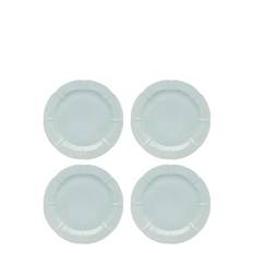 AIDA Søholm Solvej Dinner Plate 4 Pcs |Blå |17X12.4 cm x 30