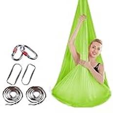 Yoga Hammock, Yoga Stretching Strap Anti-Gravity Aerial Yoga Fitness Hanging Grip Inversion Swing Sling Hammock for Rehab Pilates Ballet,11