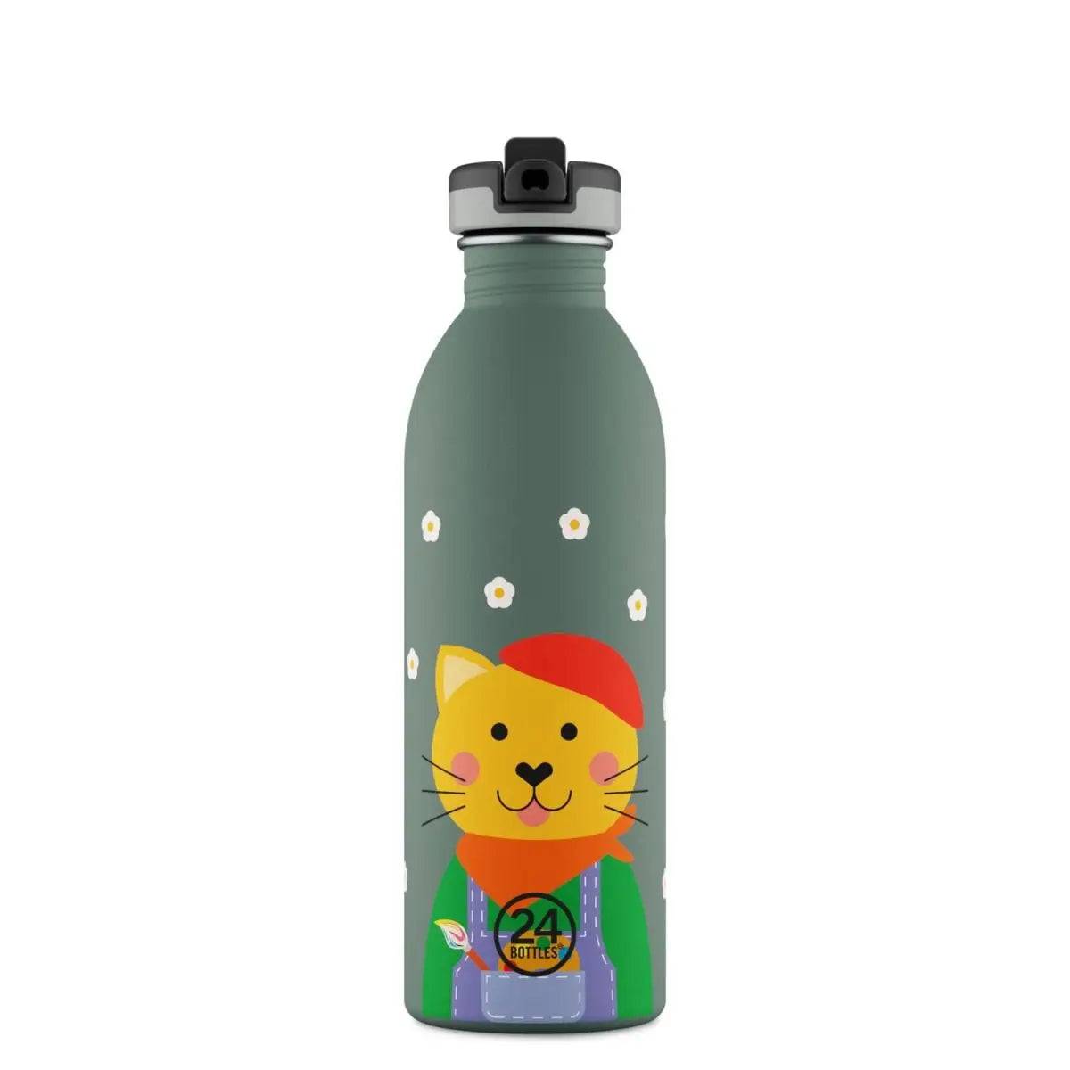 24Bottles - Urban Drikkedunk Børn 500 Ml - Smart Cat.