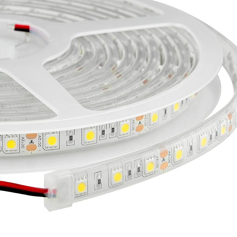5 meter 24V Led Strip 9,6W Ra90 IP67 3000K varm hvid
