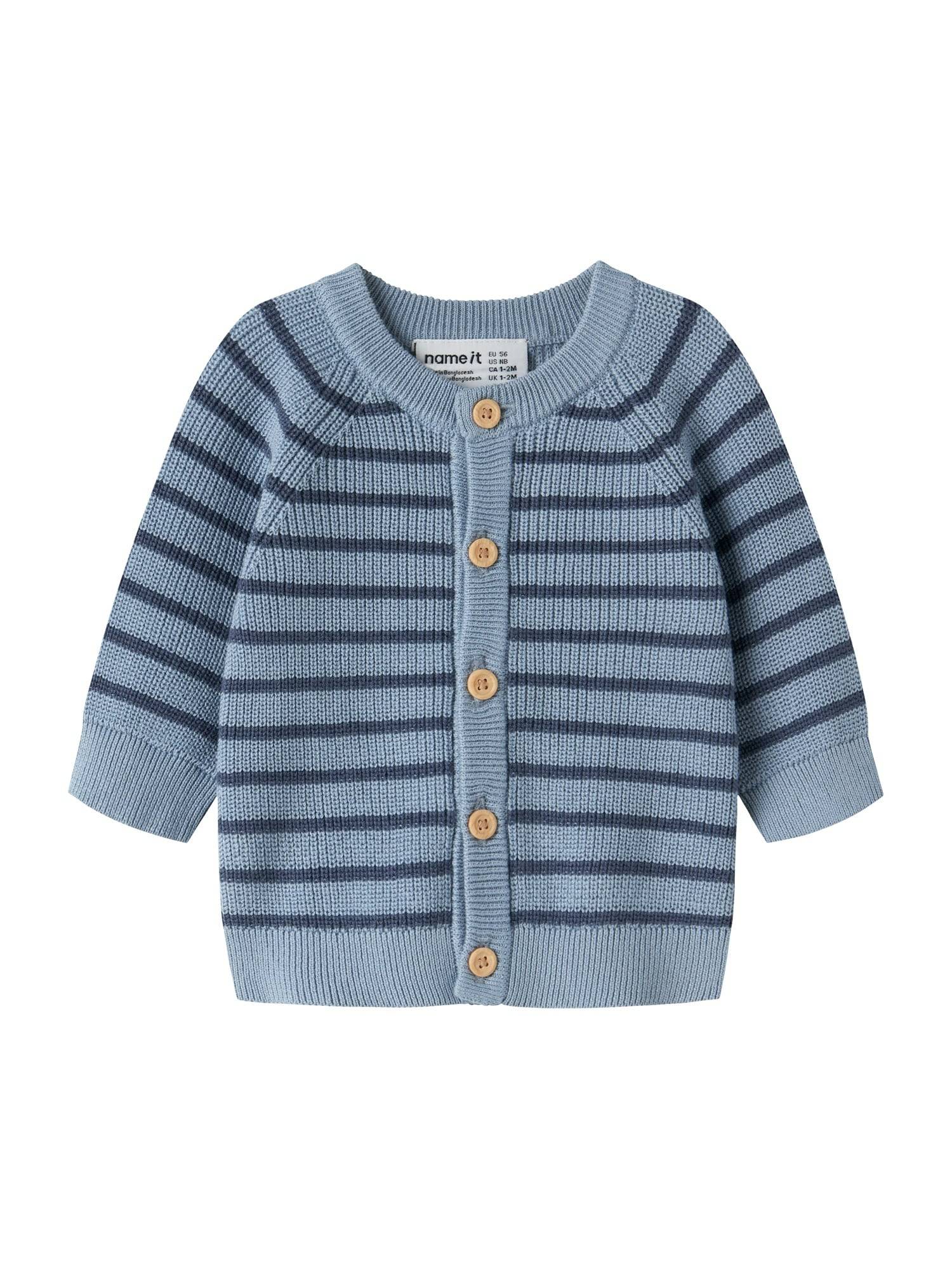 NAME IT Cardigan 'NBMMast'  navy / lyseblå