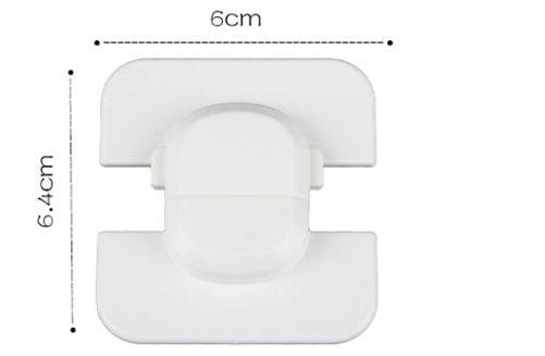 Child safety lock cabinet lock refrigerator lock - White