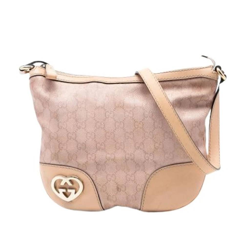 Gucci Vintage Pre-owned Lovely Skuldertaske - Vintage - Dame - Beige - ONE SIZE - Uld