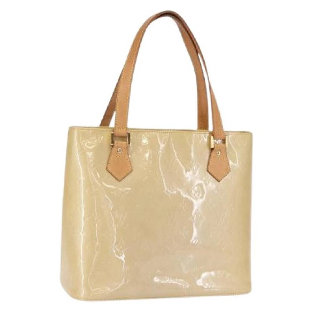Louis Vuitton Vintage Pre-owned Vintage Tote Bag - Vintage - Dame - Beige - ONE SIZE - Læder