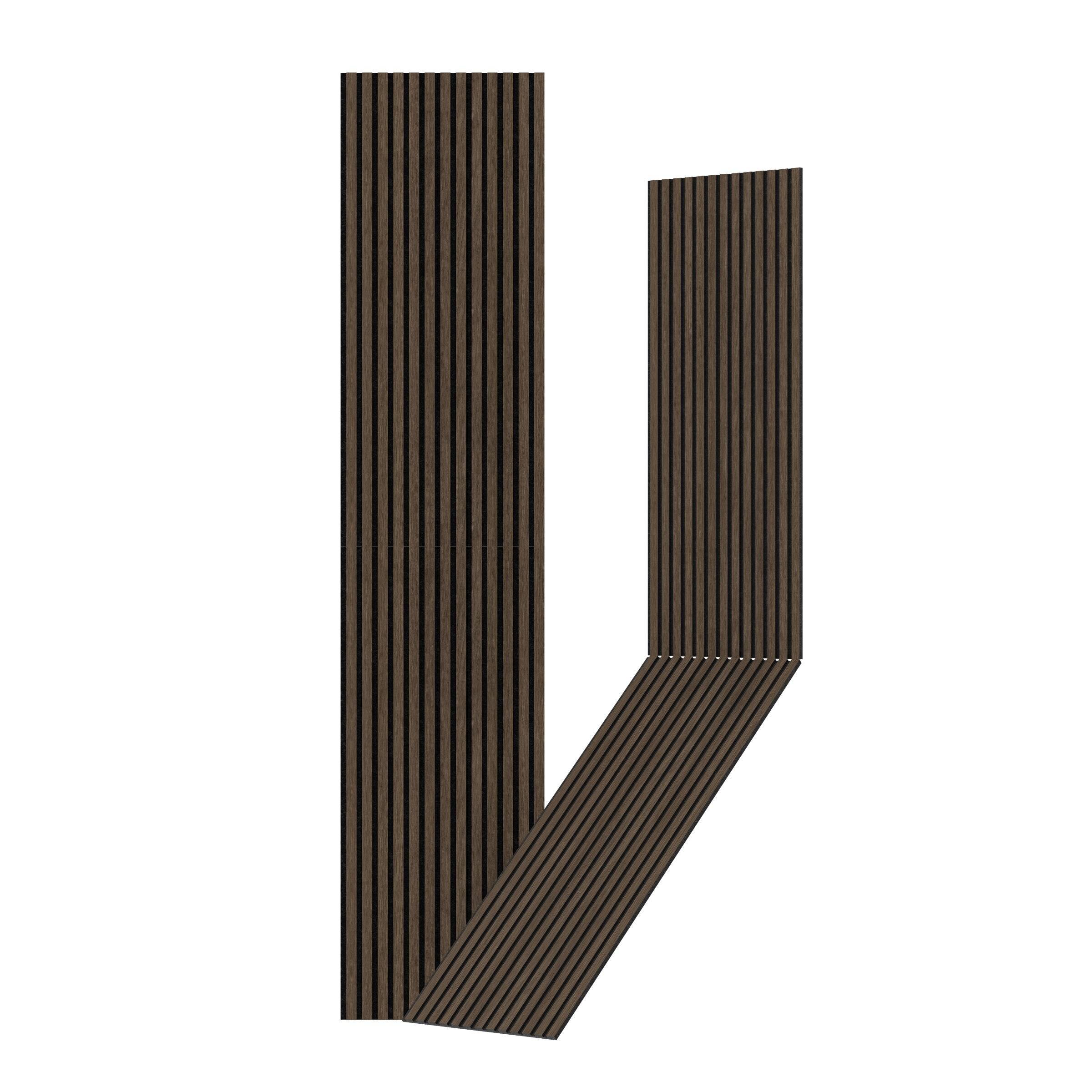 Akustikpanel 240 x 52 cm – 12 mm – Valnød – Vasahamn - Default Title
