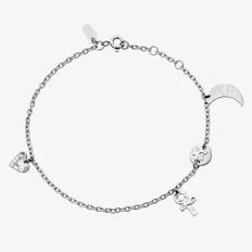 Maanesten Tullia Silver Heart And Moon Bracelet 8612C