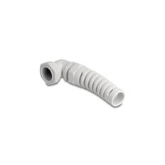 Delock - 60590 - Cable gland with strain relief 90 angled PG21 grey