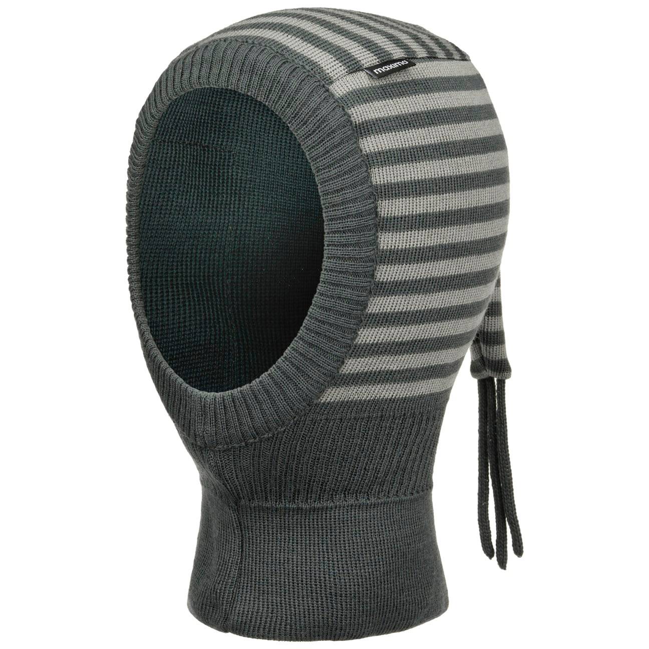 Twotone Stripes Balaclava by maximo - mörkgrå - 49 cm