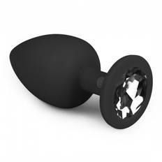EasyToys - Plug à diamant taille L - Noir