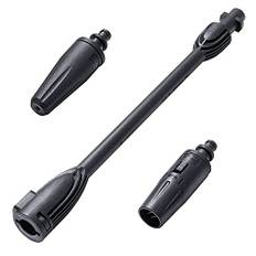 YUET Högtryckstvätt Lance för Kärcher-serien – Dual-Function Dirt Blaster sprutpistol med justerbart munstycke, roterande förlängning och ersättningsmunstycken för Kärcher K2 K3 K4 K5 K6 K7