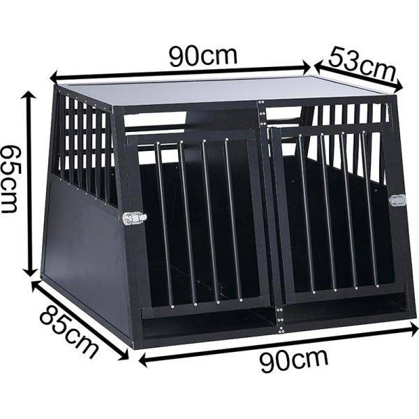 SafeCrate Double XL --> Inkl. Skiljevägg <-- Hundbur