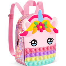 Pop Backpack Push Bubble Sensory Fidget Toy for Girls Unicorn Pop Purse Shoulder Bag