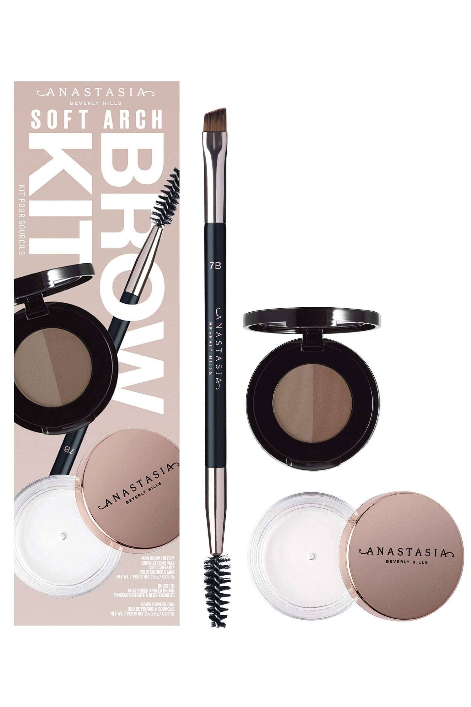Anastasia Beverly Hills - Soft Arch Brow Kit - Soft Brun - Soft Brown (one size)