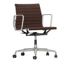 Vitra - EA 117, Polerat, Läder: Kat. L40 - Leather Premium - 69 - Skrivebordsstole - Charles & Ray Eames - Brun