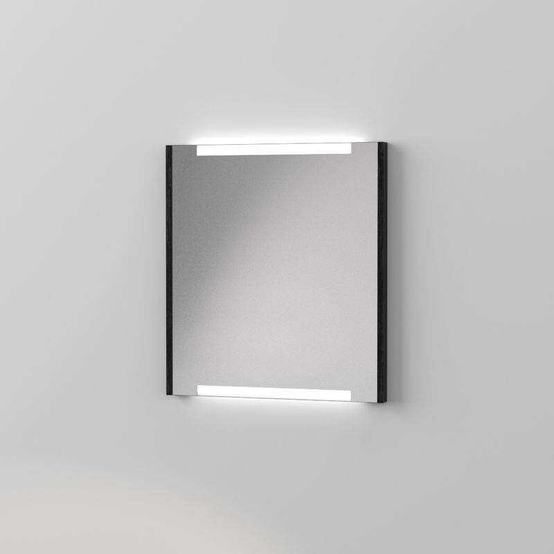Duobad spegel gripen med led över- & underbelysning 65
