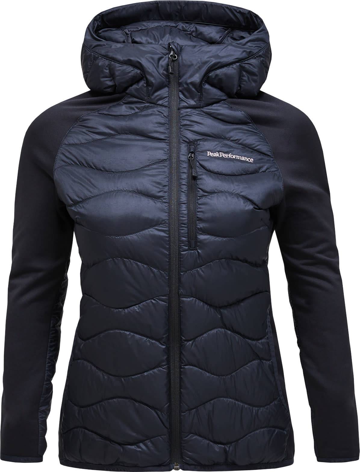 Peak Performance Women's Helium Down Hybrid Hood Black, XL