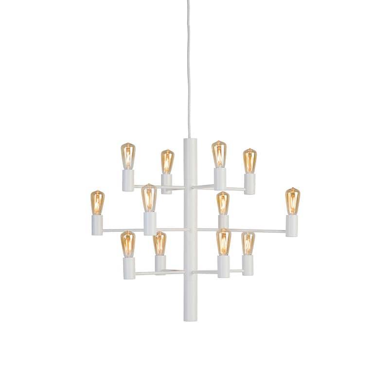 Herstal Manola 12 taklampa matt vit