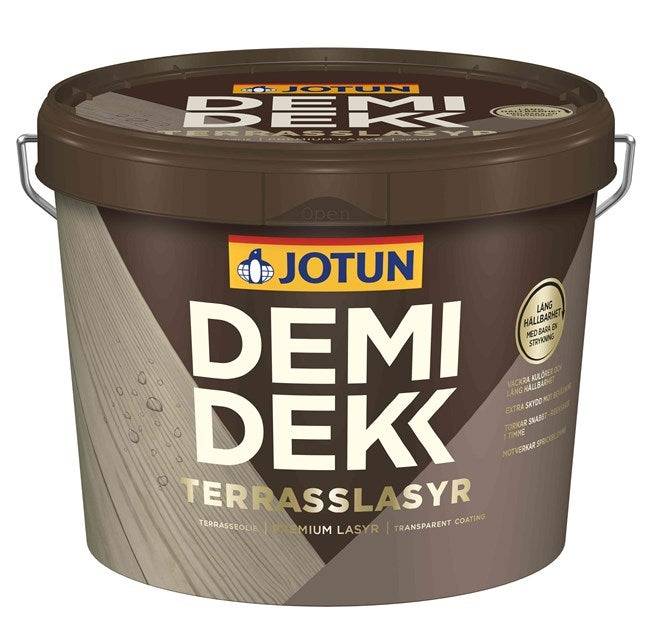 Demidekk Terrasslasyr 0.75 liter - Valfri Lasyrkulör (0.75L)