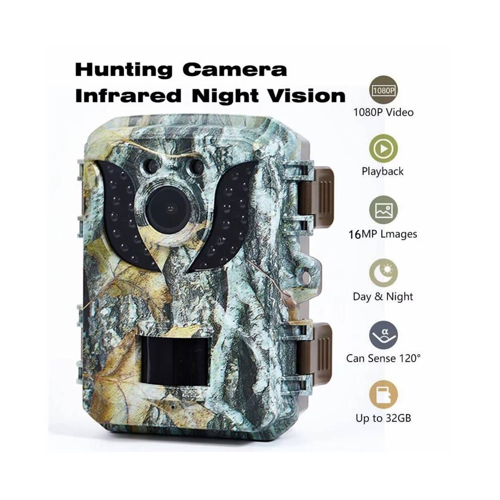 16MP 1080P Hunting Camera Outdoor Trail Camera Infrared Night Vision Motion Activated Photo Animal Observation Cam