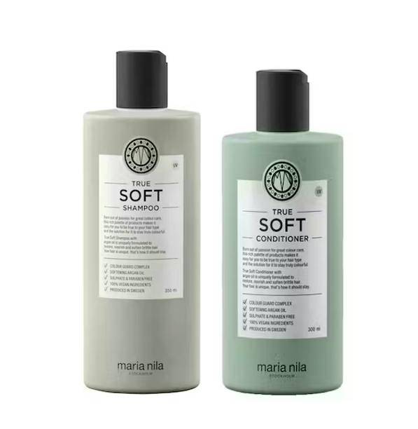 Maria Nila True Soft Shampoo & Conditioner 350 ml + 300 ml