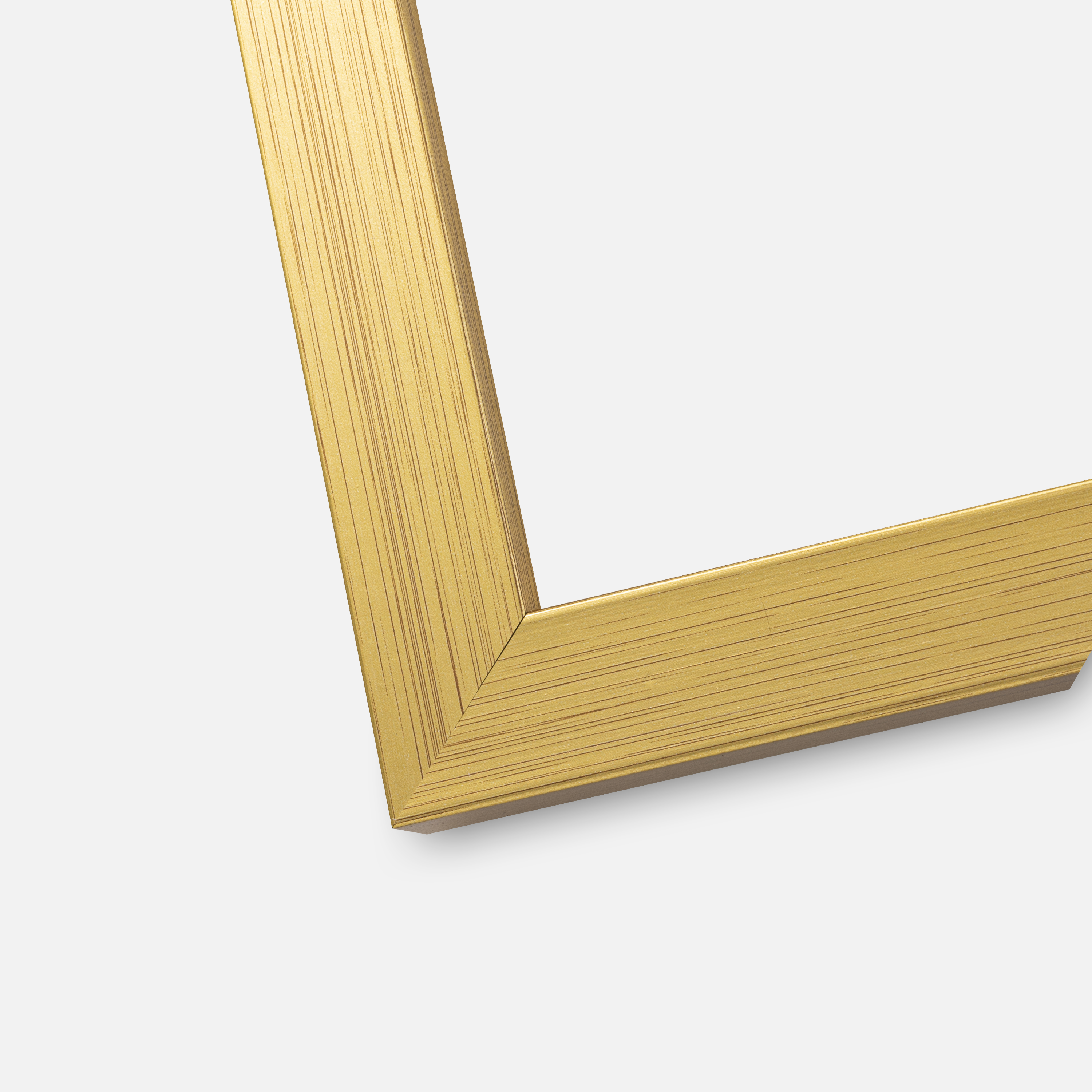 Ram Gold Wood 60x80 cm - Passepartout Vit 50x65 cm