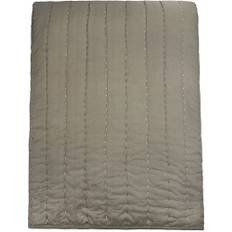 MOUD Home Senses Quiltet Sengetæppe 260x260 cm, Brun