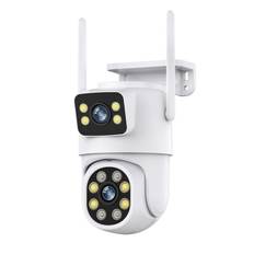 Dual Lens Camera WiFi 3MP 3MP HD Image Water Resistant Wireless Security Camera for Indoor Outdoor