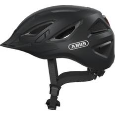 Refurbished - ABUS Urban-I 3.0 MIPS cykelhjälm LED Velvet Black 52-58 - Svart