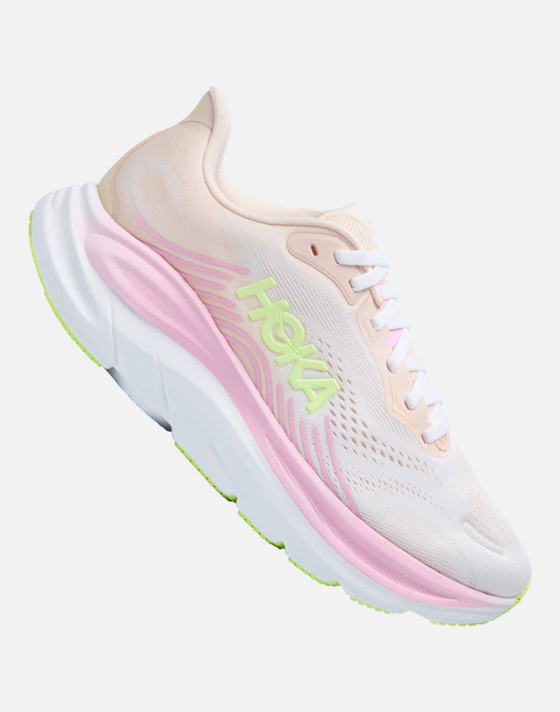 Women's HOKA Clifton 11 Running Shoes in Pink/White | Size 7 | Rubber