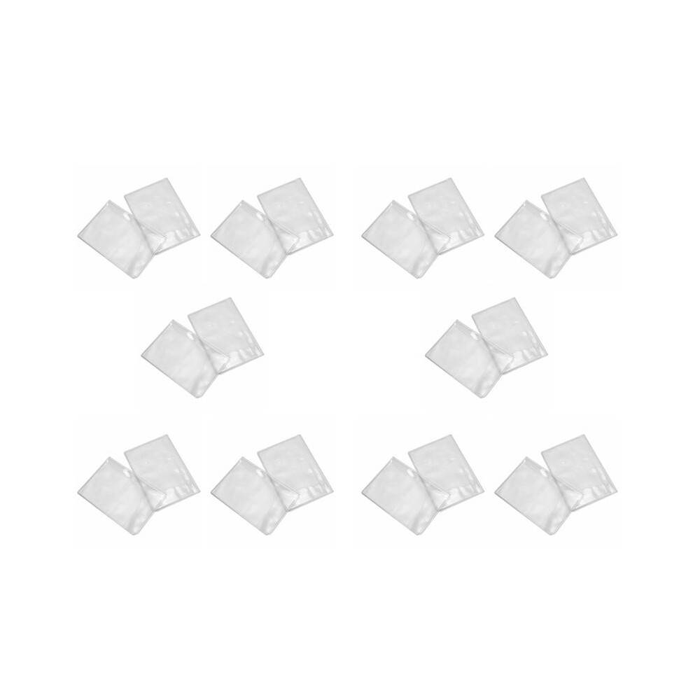 20 X Fashion Transparent Passport Holder Cover Case Travel Wallet Protector Folder