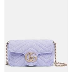 Gucci GG Marmont Mini shoulder bag - purple - One Size