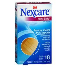 Nexcare, Nexcare Steri-Strip Skin Closure Strips, 0.5 inch, 18 CT