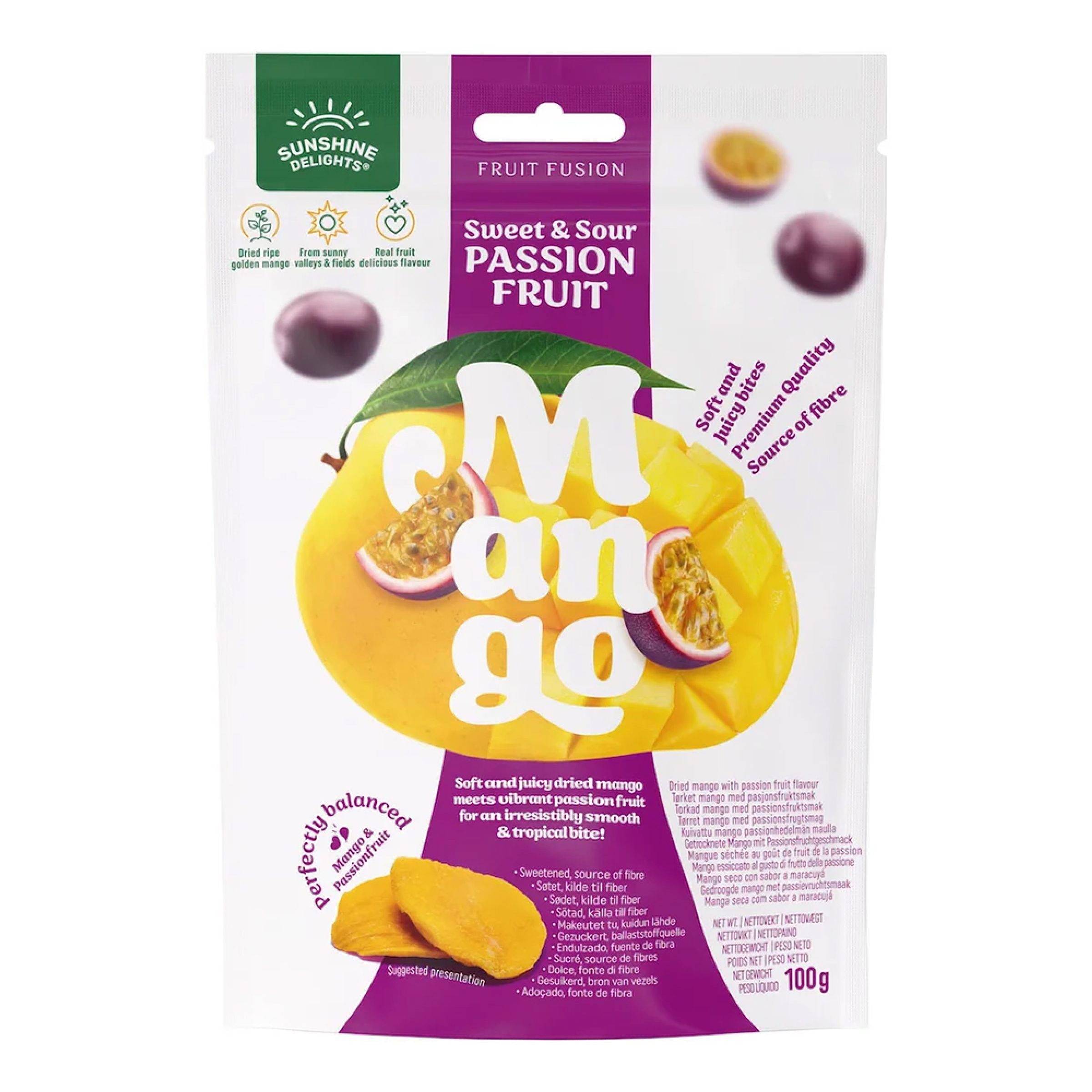 Sunshine Delights Mango & Passionfrugt - 100 g
