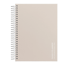 Burde Kalender 25/26 Life Organizer Family A5 Kalendrar Beige