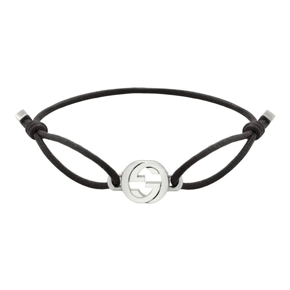 Gucci - Interlocking G Cord Bracelet Accessoarer - Dam - ONE Size - Bomull