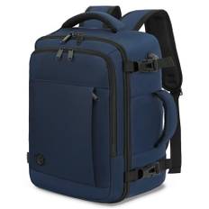 VANKEV für Ryanair Handgepäck 40x20x25 Laptop Rucksack Reiserucksack Klein Handgepäck Tasche Rucksack 14 Zoll Laptop Backpack für Herren Damen Tiefblau