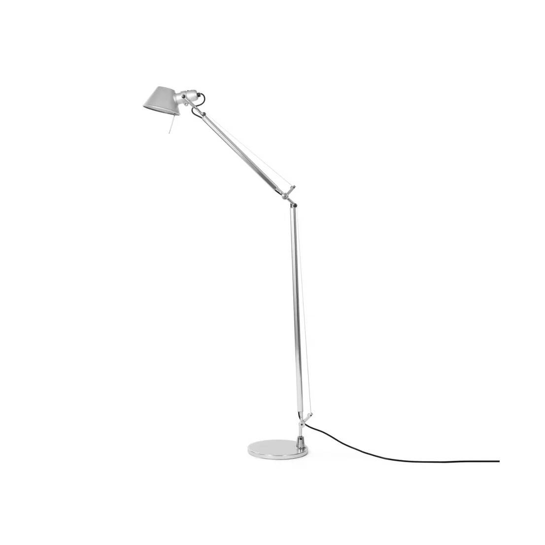 Artemide Tolomeo micro golvlampa - aluminium