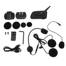 Motorcycle Bluetooth Intercom Headset Handsfree Water Proof Helmet 1200m Wireless Real Time