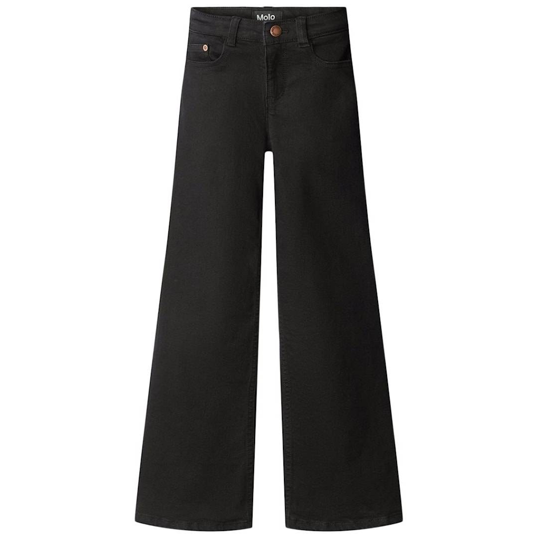 Molo Asta Woven Pants Black Black 146 cm Sort 146 cm Piger