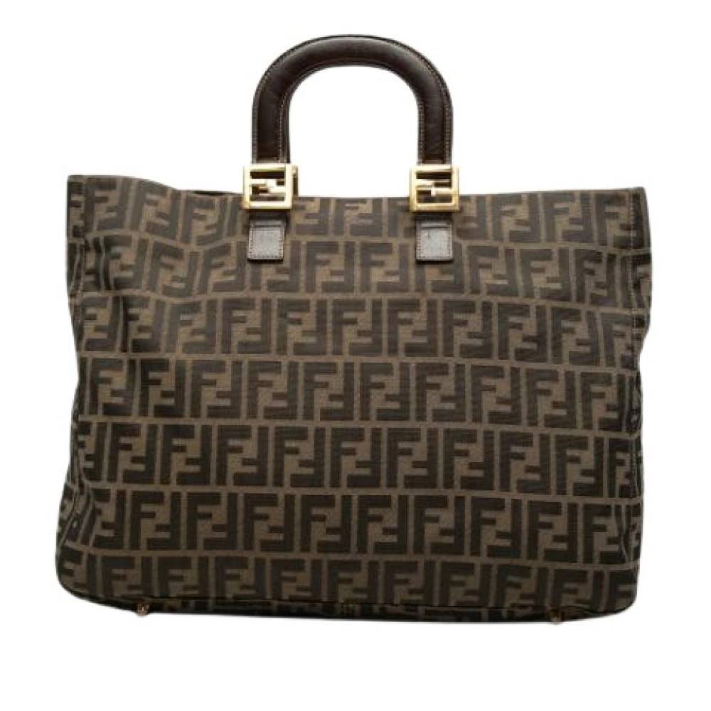 Fendi Vintage - Pre-owned Canvas Tote Bag Vintage - Dam - ONE Size - Läder