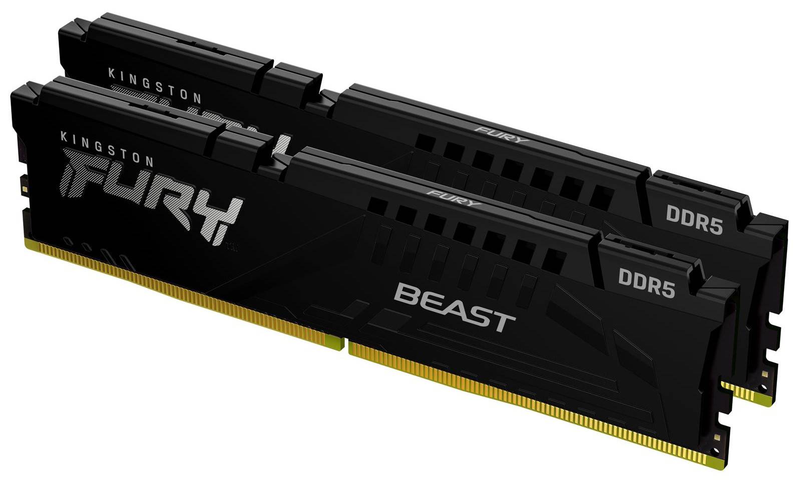Kingston Technology FURY Beast RAM - 32GB, 6000MT/s, DDR5, CL30, DIMM, Black EXPO