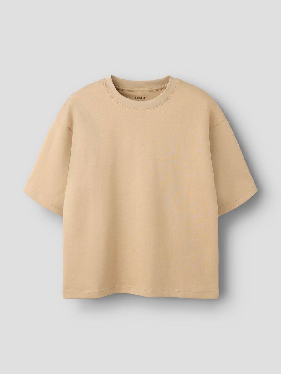 Ekologisk Bomull, Relaxed Fit T-shirt - Grå - 146/152