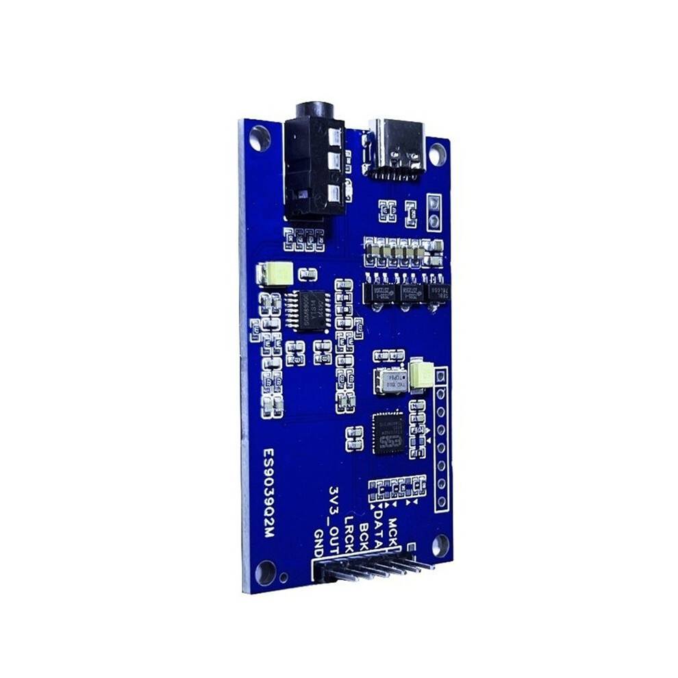 ES9039Q2M I2S Digital Audio Input for DAC Decoding Board 3.5mm Output Audio Module USB 5V