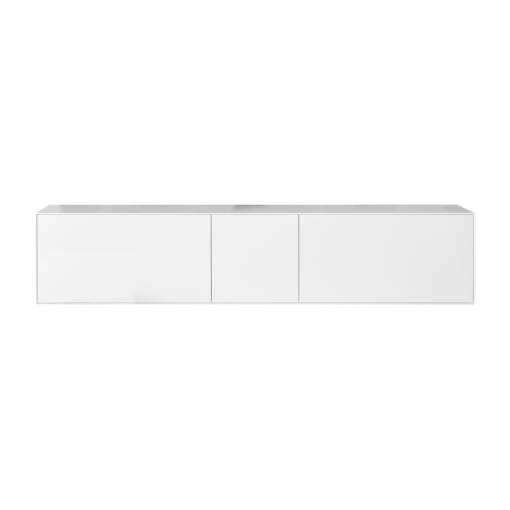 Edge by Hammel - AV skab på stillefødder med 2 klaplåger og 1 låge 225.8 cm x 49.2 cm x 42 cm | Møbelsalg.dk